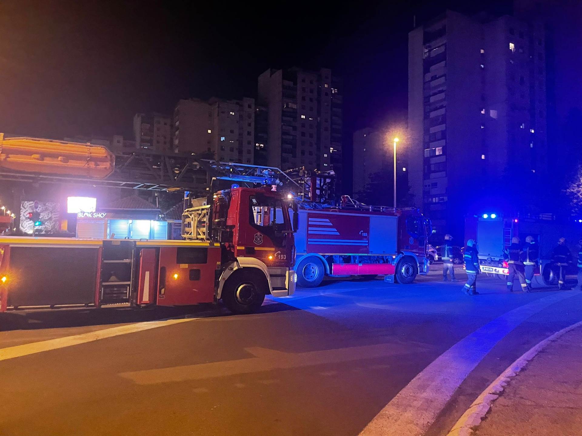 Požar na Novom Beogradu 3