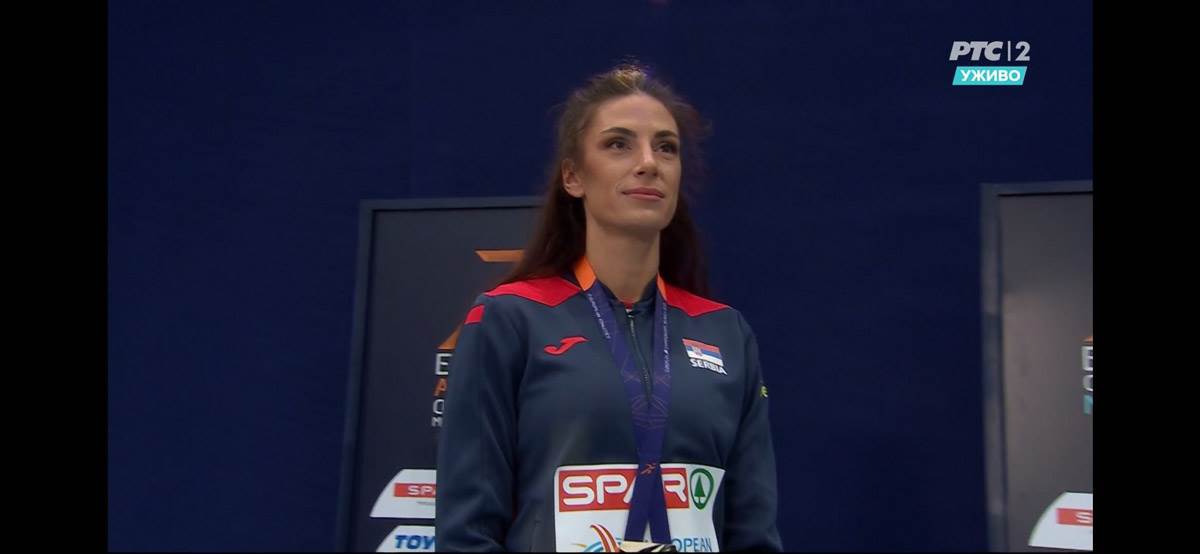 Ivana Španović Vuleta zlatna medalja i himna na Evropskom prvenstvu