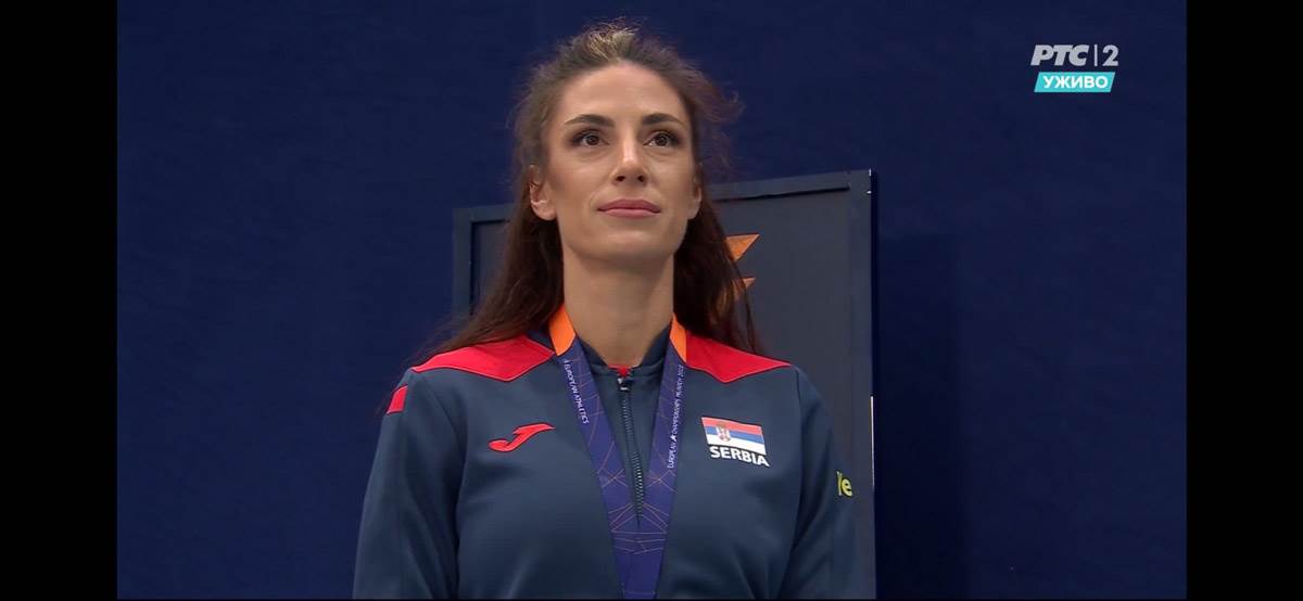 Ivana Španović Vuleta zlatna medalja i himna na Evropskom prvenstvu