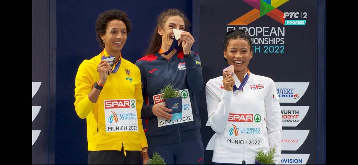 Ivana Španović Vuleta zlatna medalja i himna na Evropskom prvenstvu