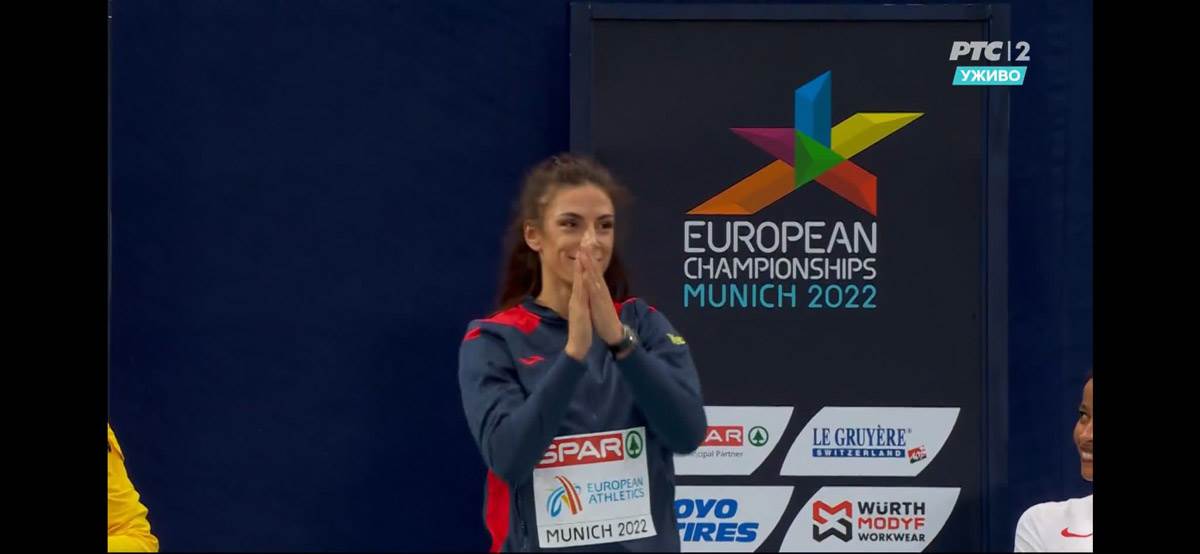 Ivana Španović Vuleta zlatna medalja i himna na Evropskom prvenstvu