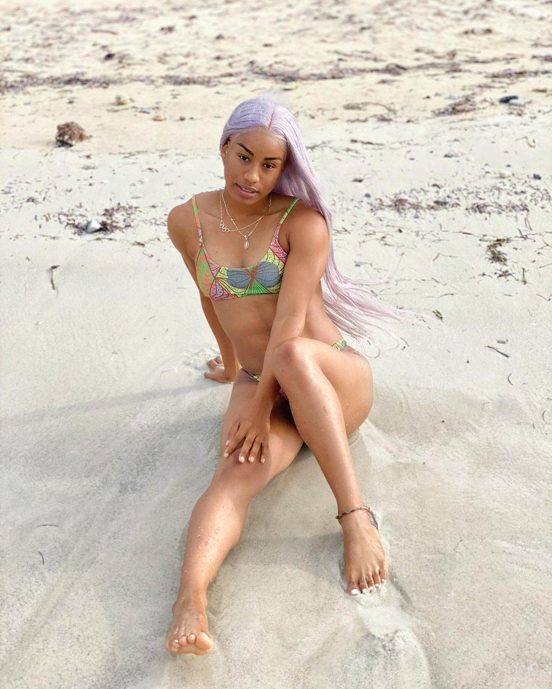 Brijana Vilijams atletičarka na moru u Hrvatskoj