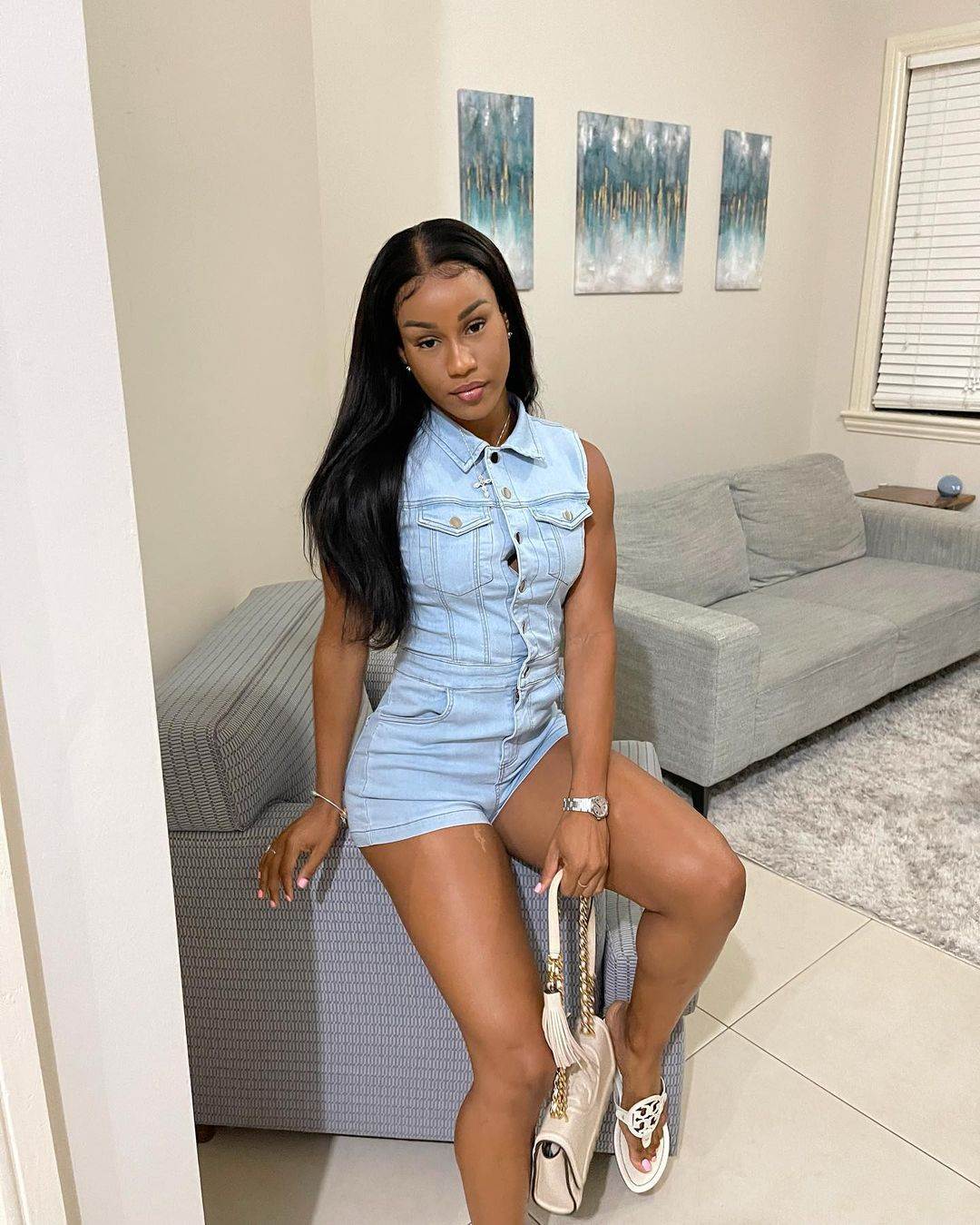 Brijana Vilijams atletičarka na moru u Hrvatskoj