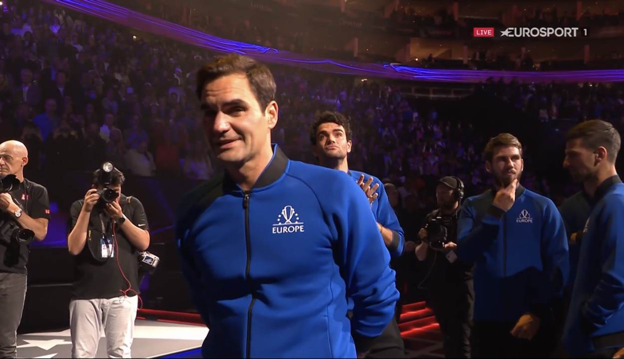 Rodžer Federer, Novak Đoković, suze