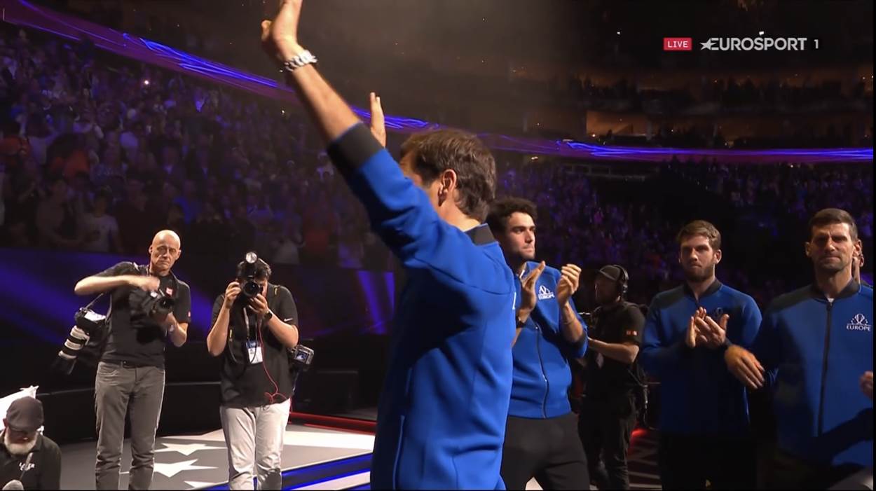 Rodžer Federer, Novak Đoković, suze