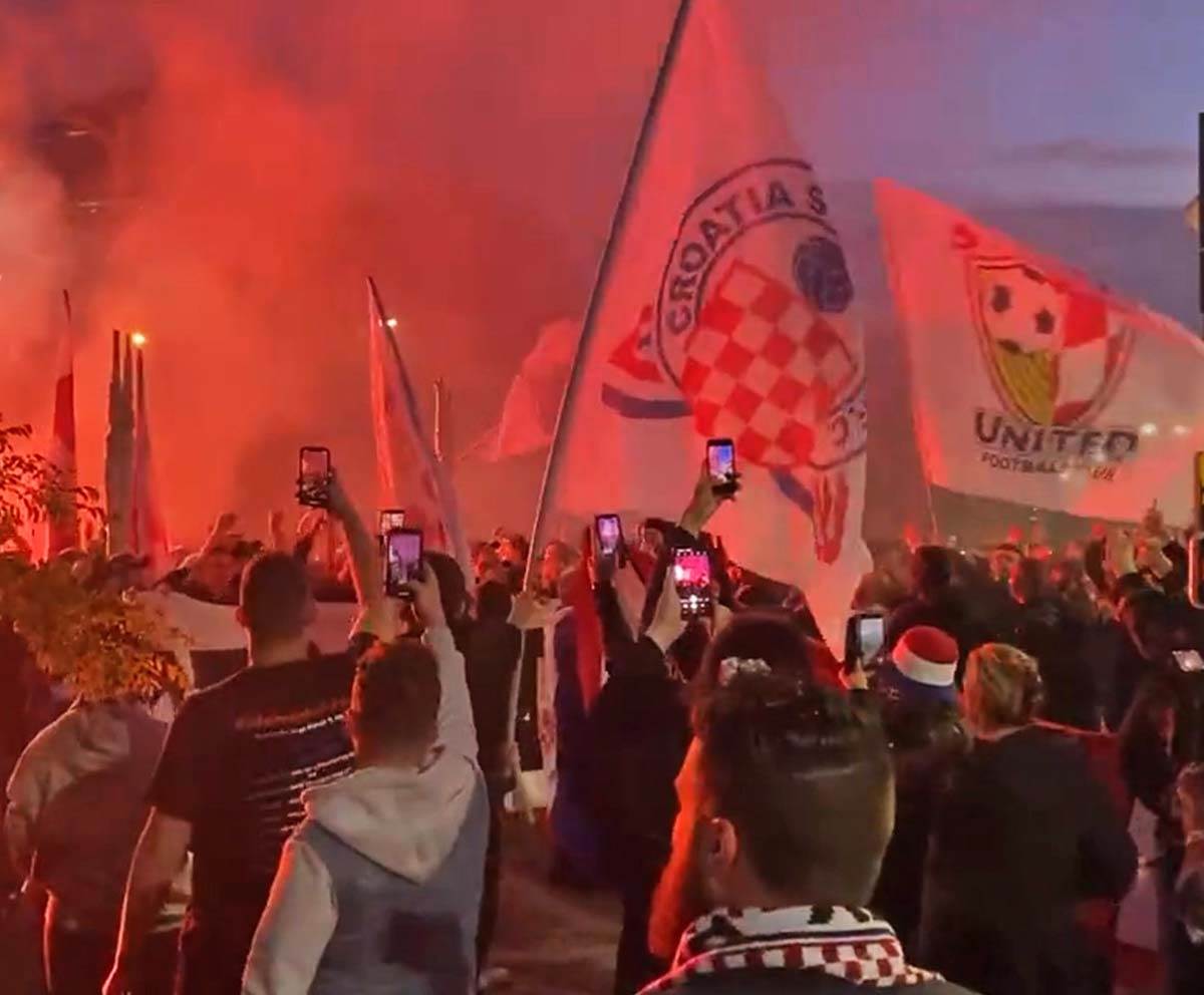 Ustaški simboli na finalu kupa Australije