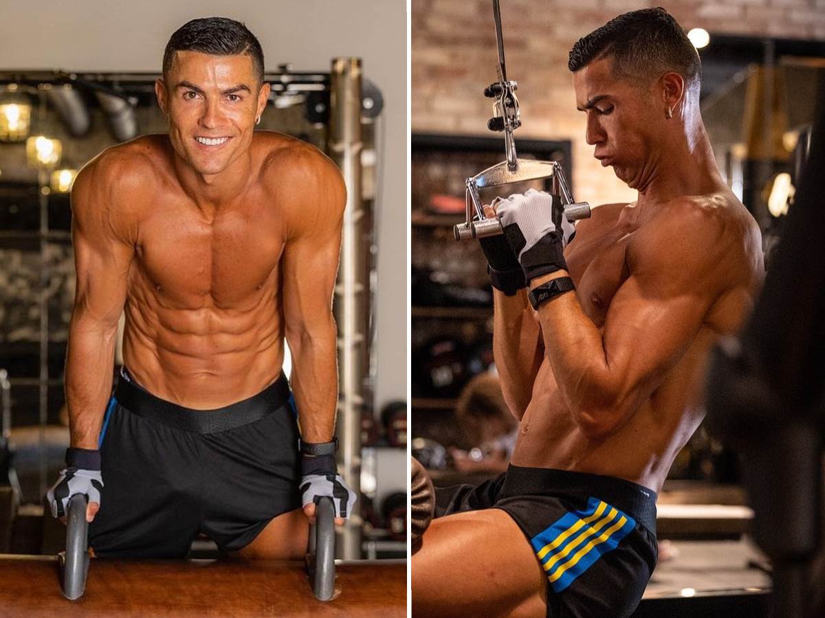 kristijano ronaldo u teretani