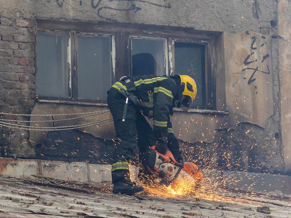 Požar u ulici Despota Stefana u Beogradu