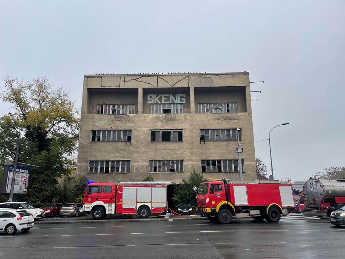 Požar u ulici Despota Stefana u Beogradu