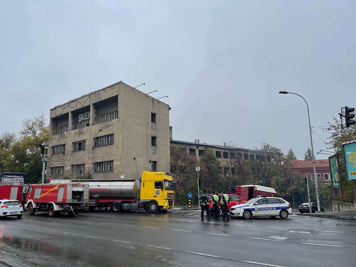 Požar u ulici Despota Stefana u Beogradu