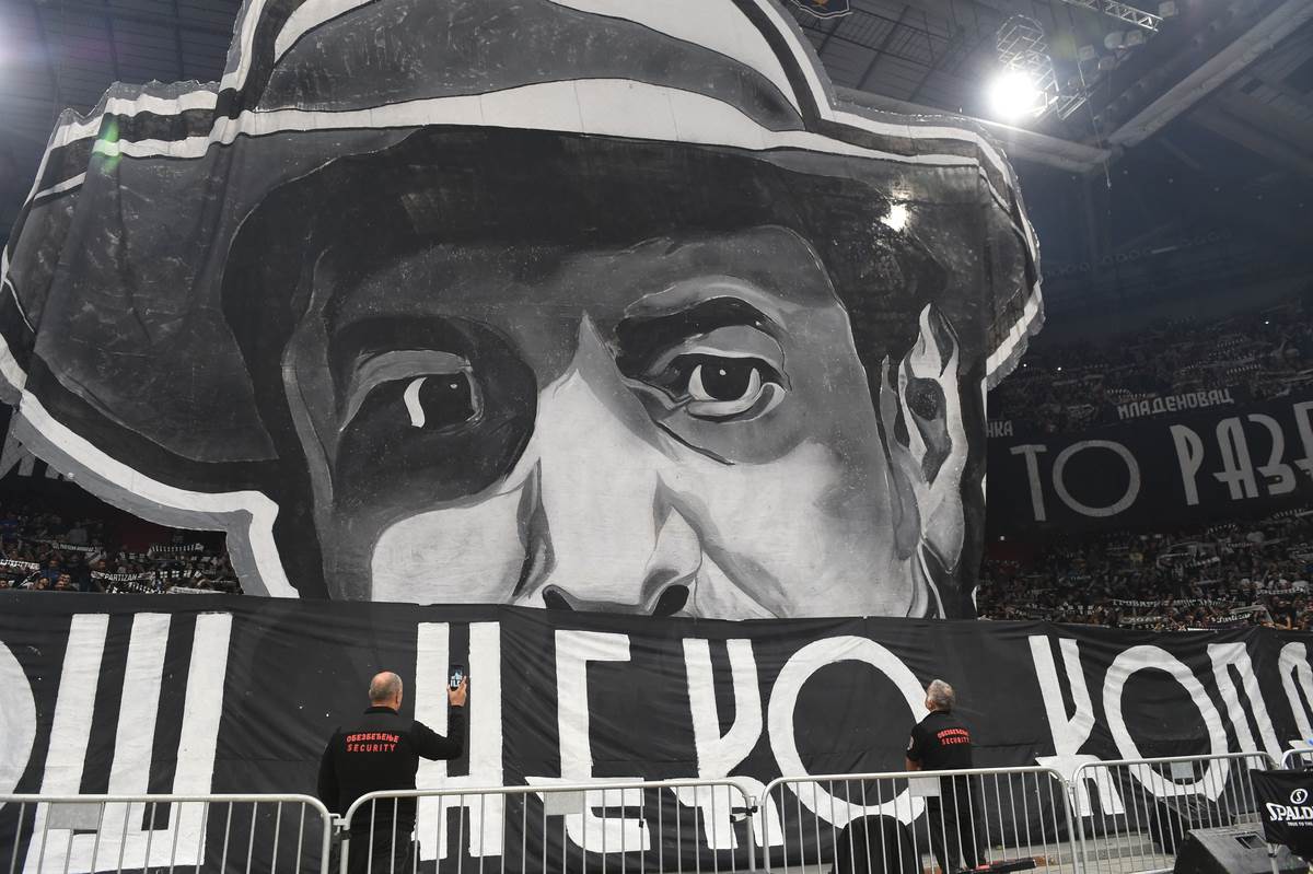 Partizan Makabi koreografija Grobari