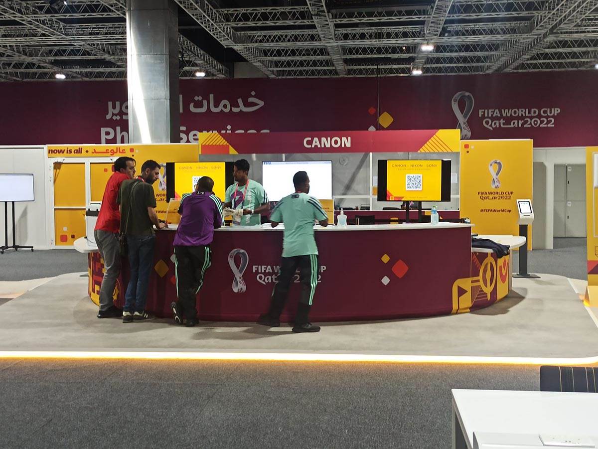 Otvaranje Svetskog prvenstva u Kataru u medija centru