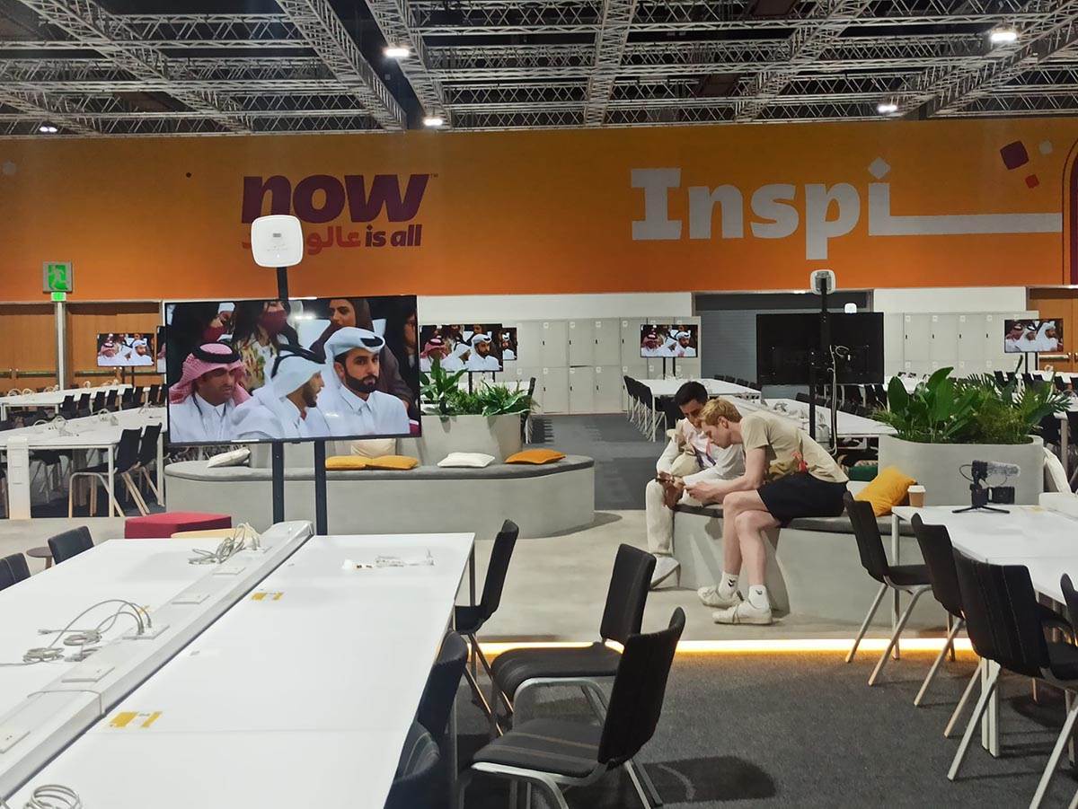 Otvaranje Svetskog prvenstva u Kataru u medija centru