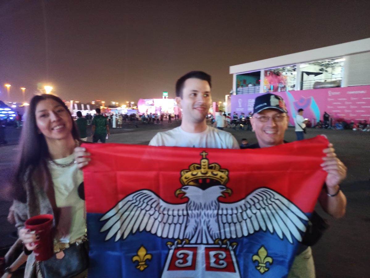 Srbi u Dohi navijaju za reprezentaciju na Svetskom prvenstvu