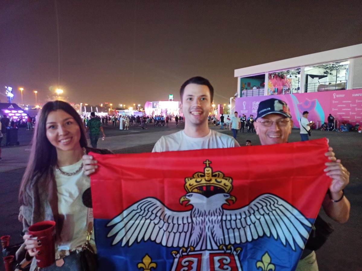 Srbi u Dohi navijaju za reprezentaciju na Svetskom prvenstvu