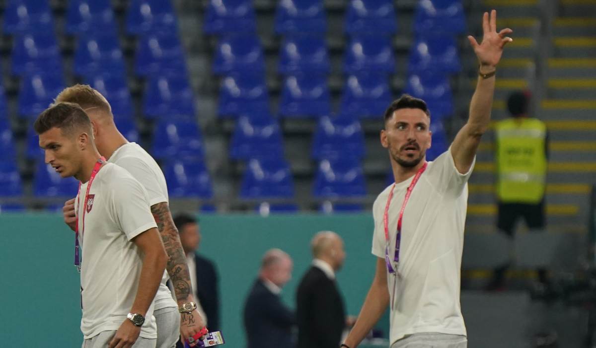 Provokacija dvoglavi orao na Srbija Švajcarska Svetsko prvenstvo Katar 2022