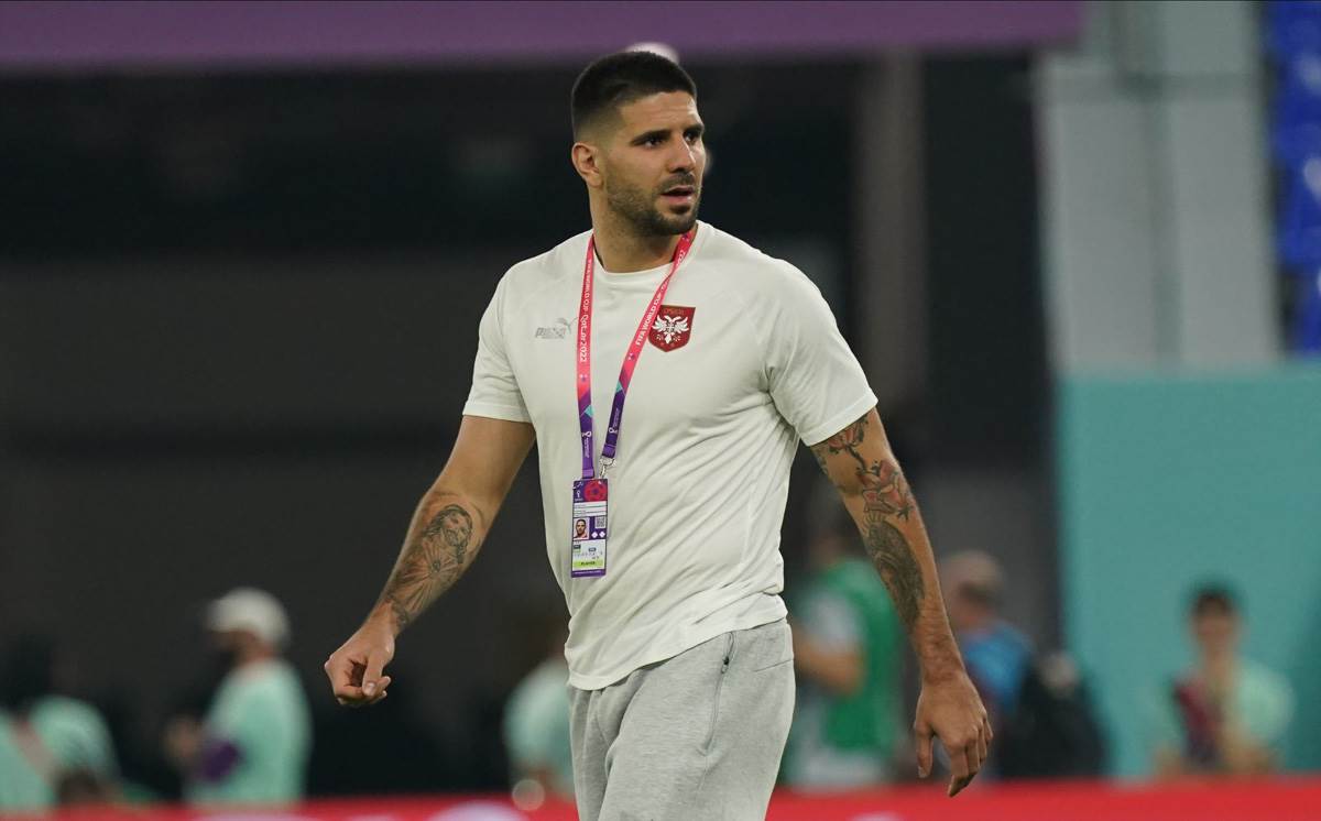 Provokacija dvoglavi orao na Srbija Švajcarska Svetsko prvenstvo Katar 2022