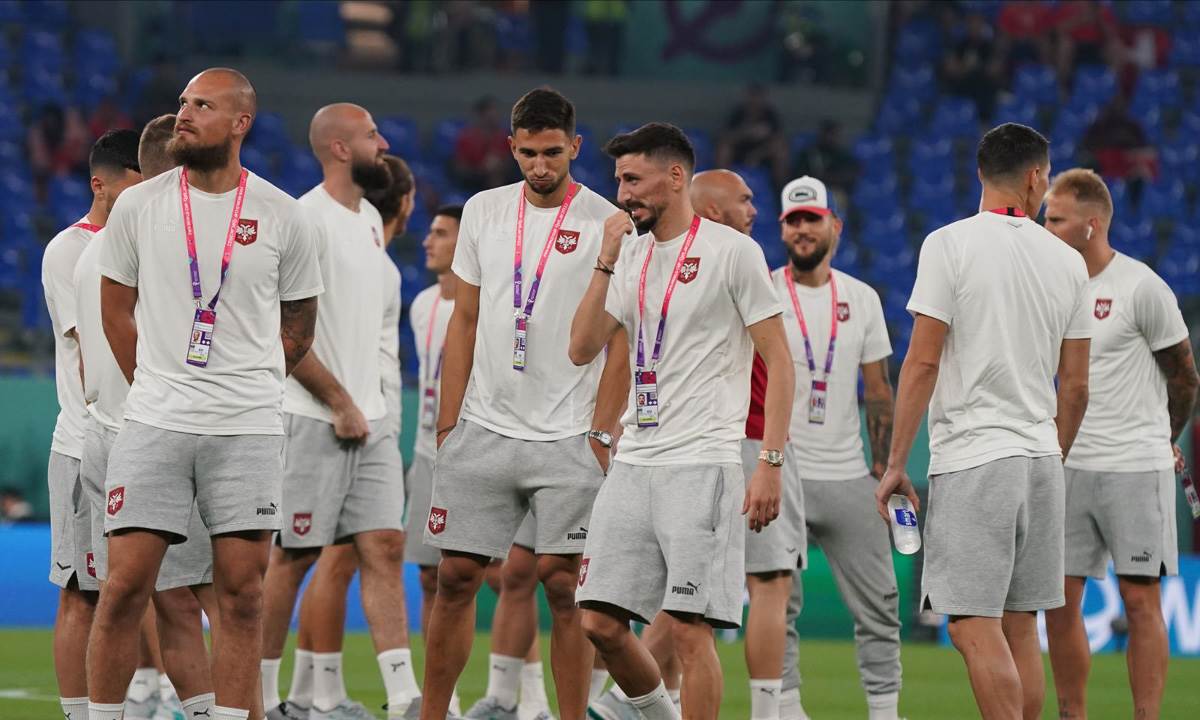 Provokacija dvoglavi orao na Srbija Švajcarska Svetsko prvenstvo Katar 2022