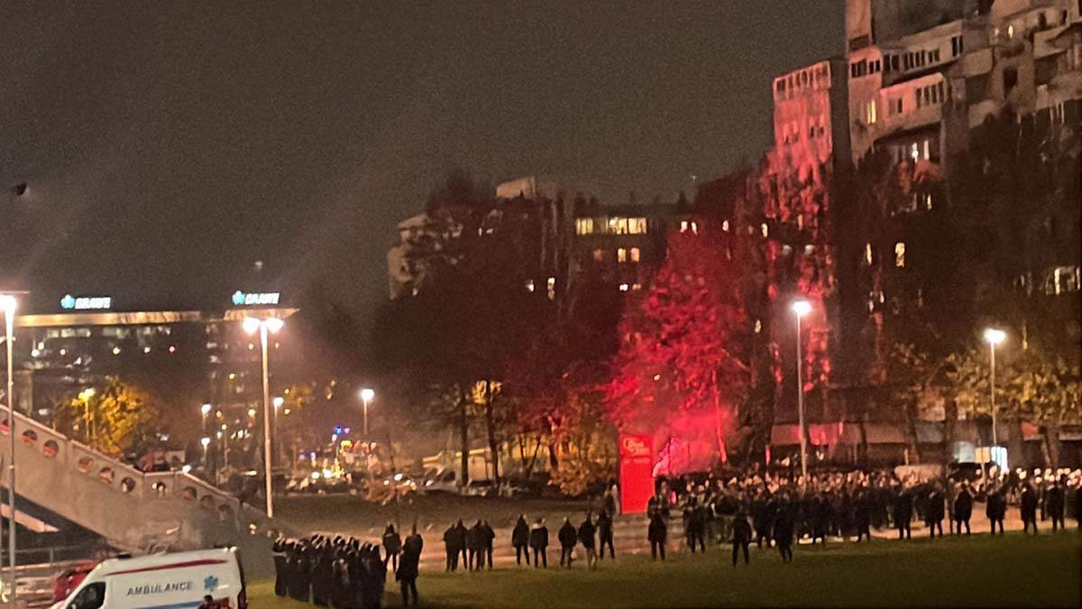 Partizan Crvena zvezda Evroliga navijači Delije u Areni