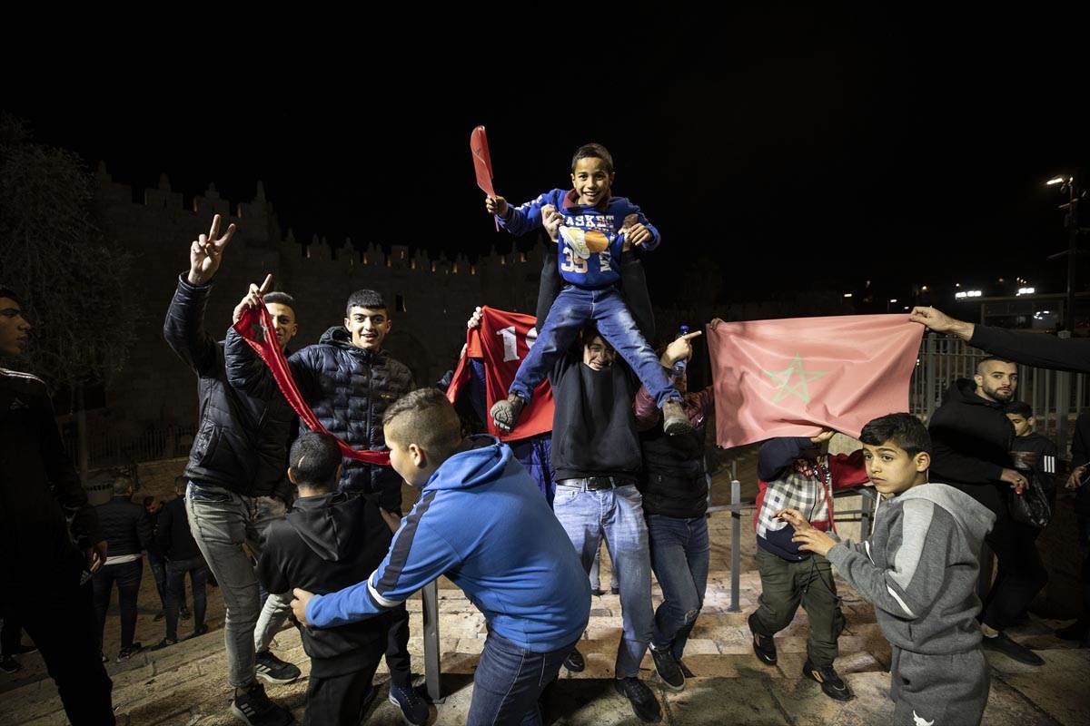 Izraelska policija intervenisala protiv Palestinaca koji su slavili pobedu Maroka (12).jpg