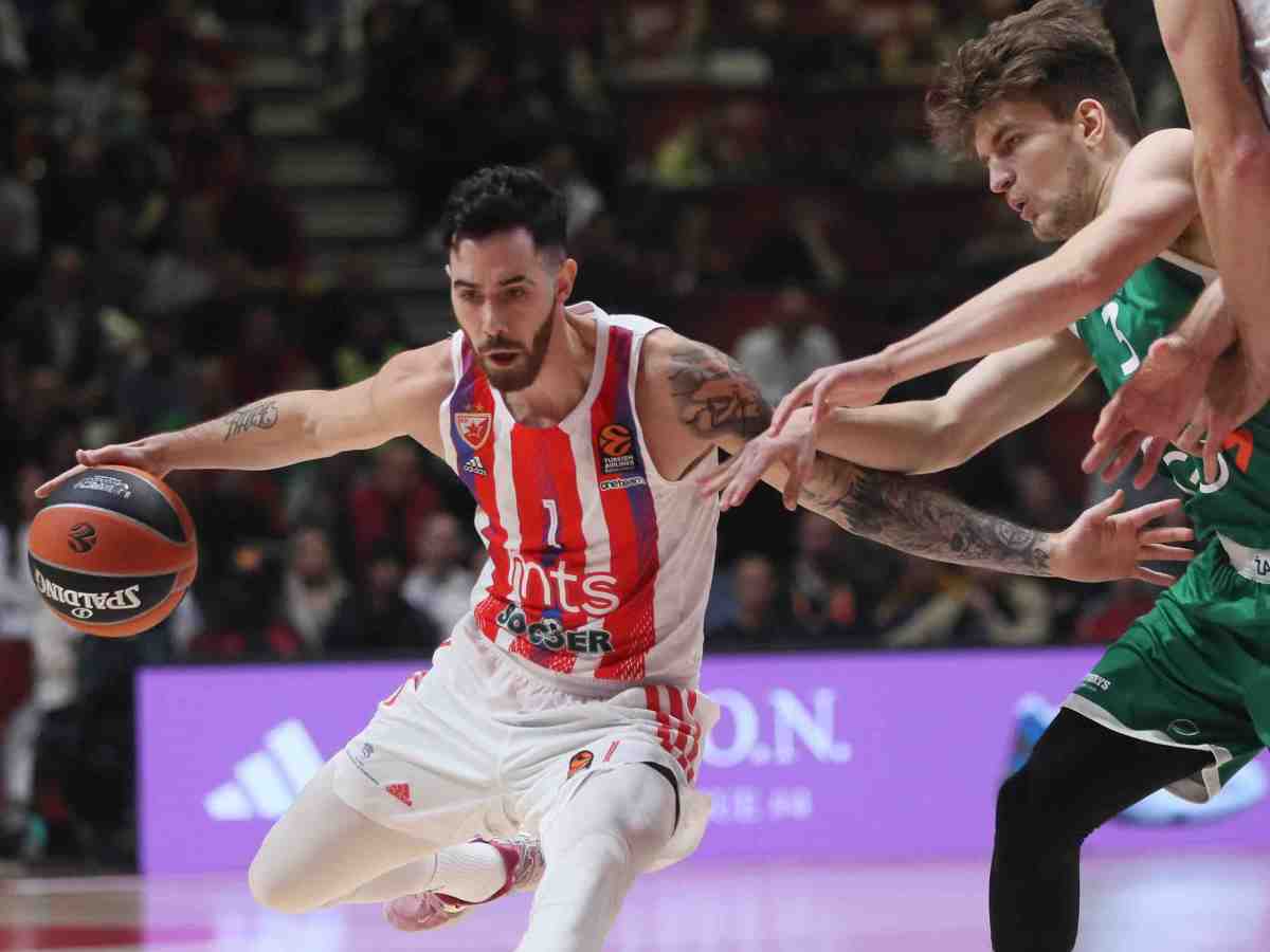 Delije i zastava Argentine na utakmici Crvena zvezda Žalgiris
