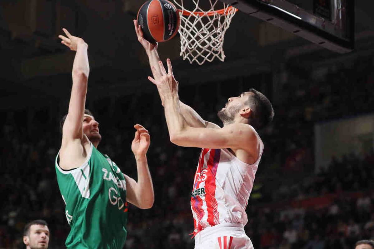 Delije i zastava Argentine na utakmici Crvena zvezda Žalgiris