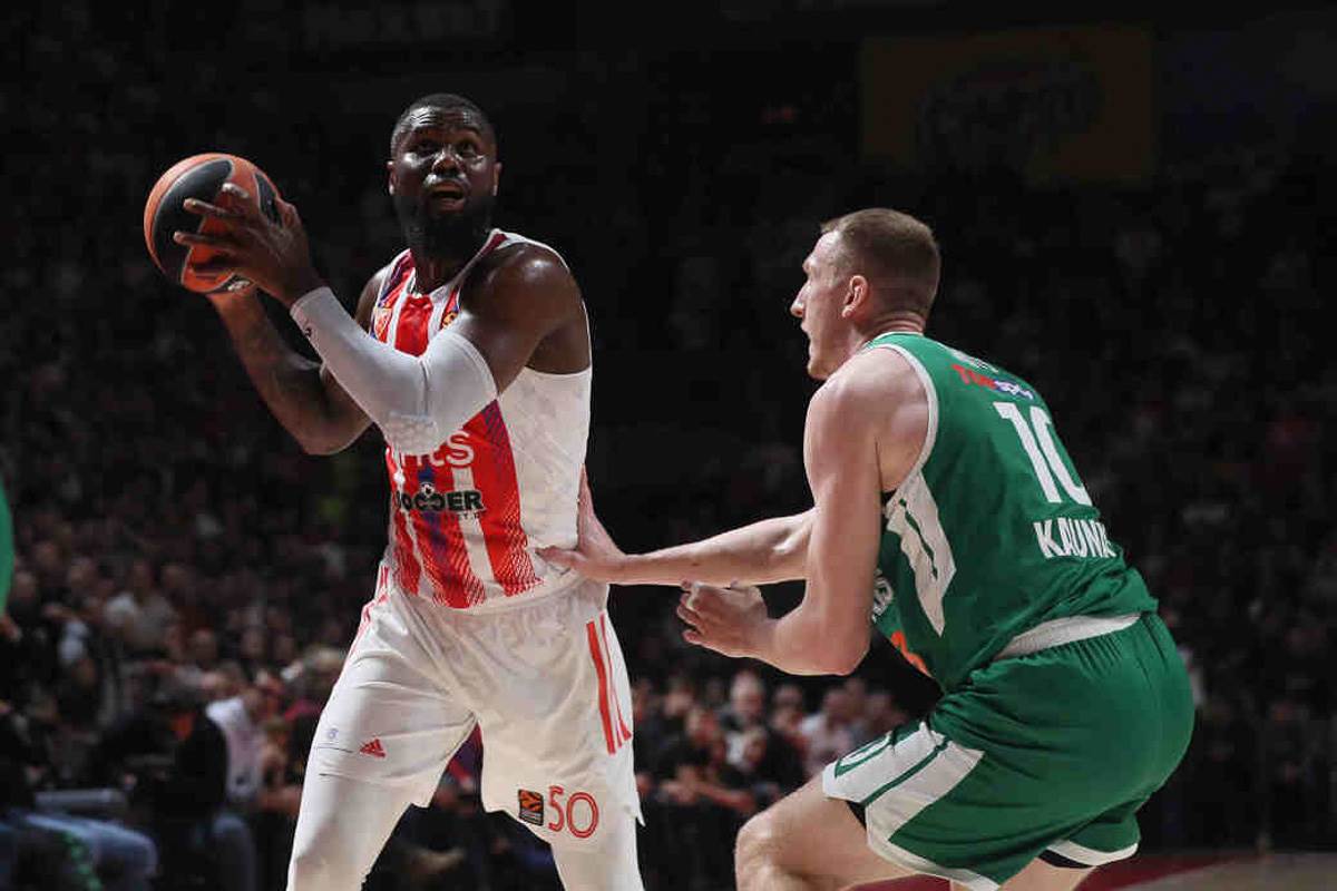 Delije i zastava Argentine na utakmici Crvena zvezda Žalgiris