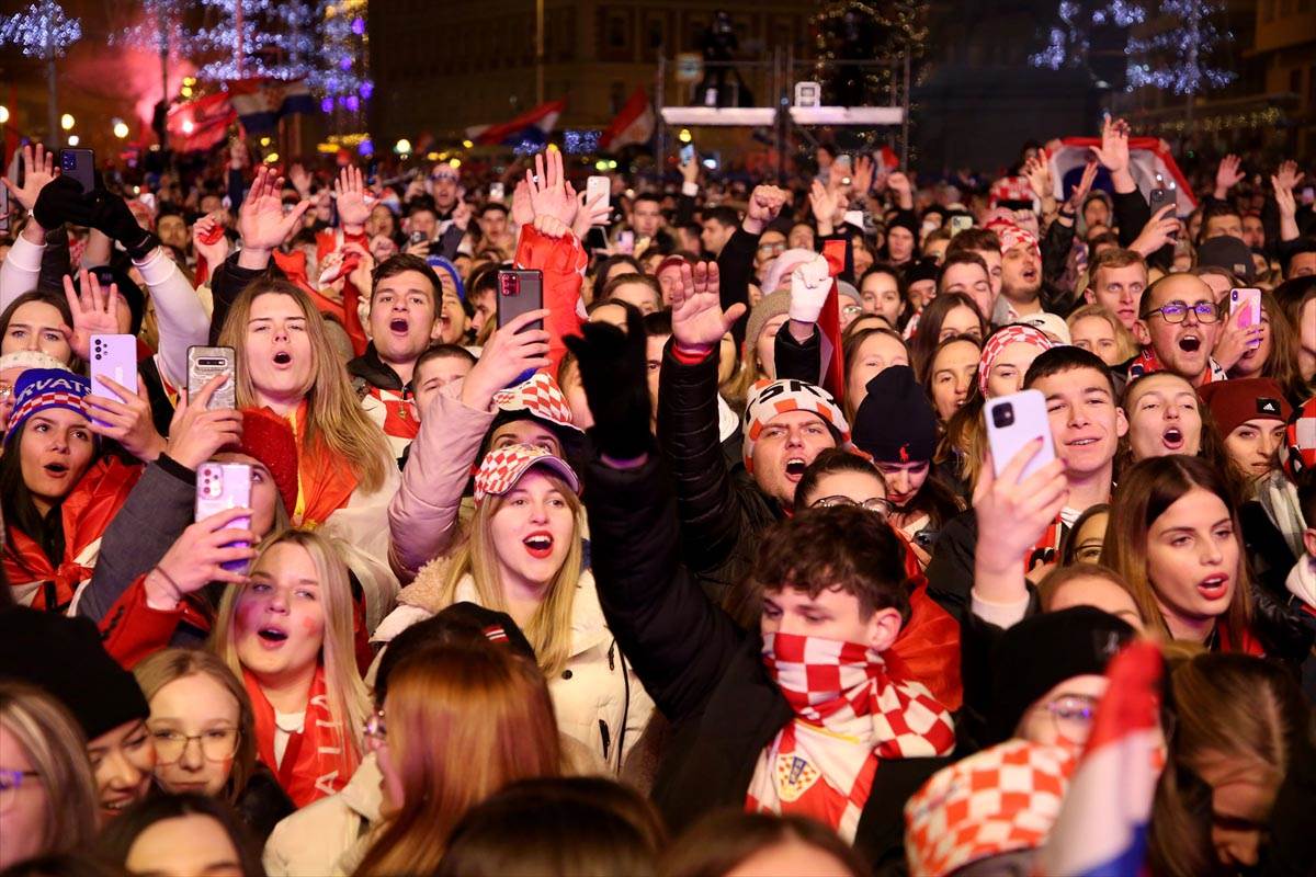 Doček fudbalera Hrvatske posle Svetskog prvenstva 2022