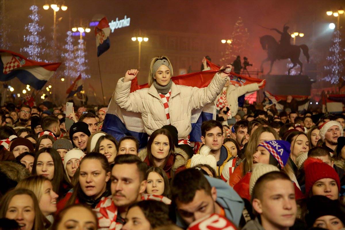 Doček fudbalera Hrvatske posle Svetskog prvenstva 2022