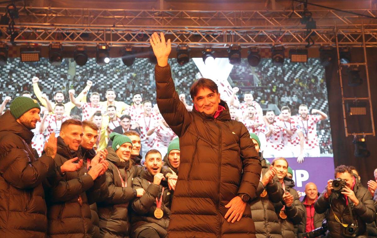 Doček fudbalera Hrvatske posle Svetskog prvenstva 2022