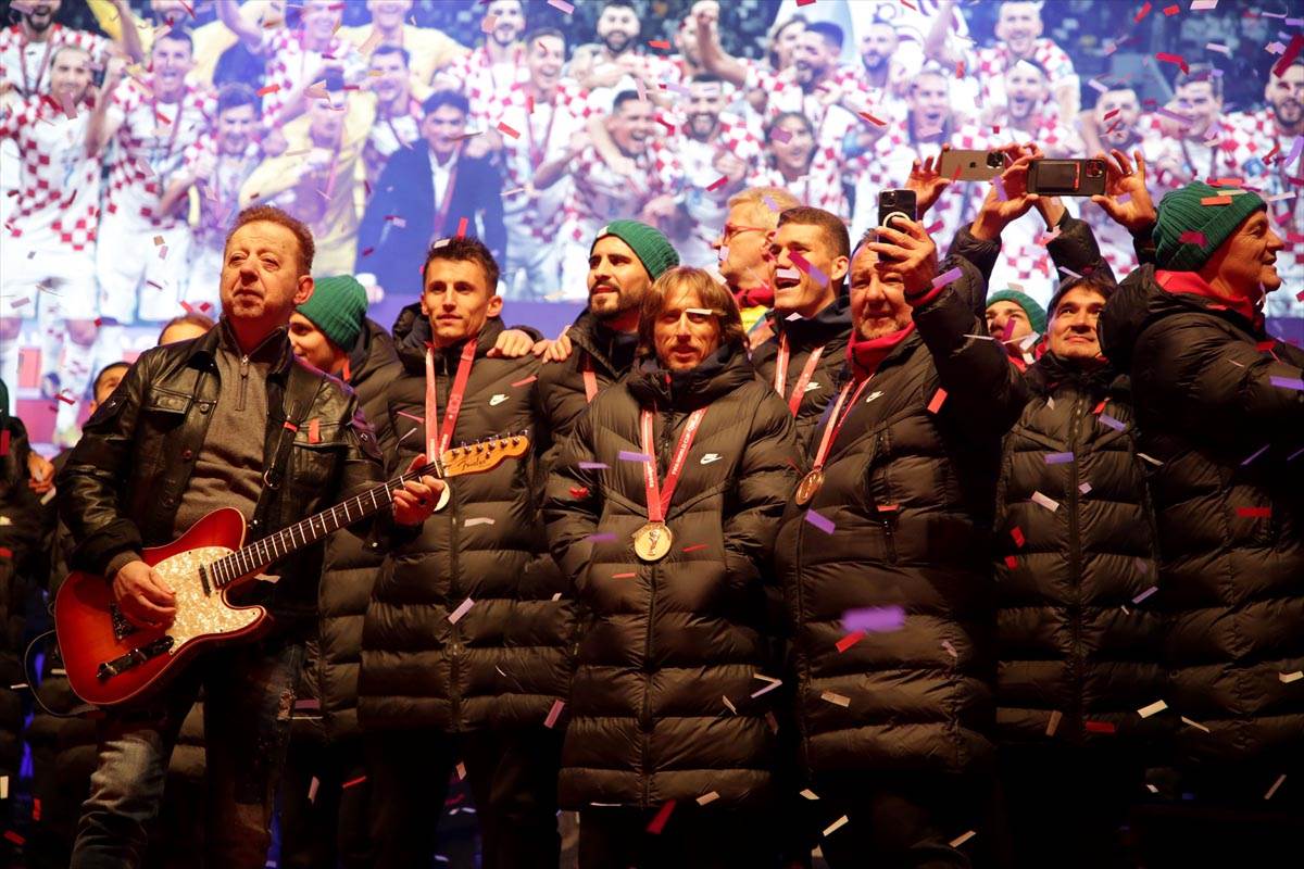 Doček fudbalera Hrvatske posle Svetskog prvenstva 2022