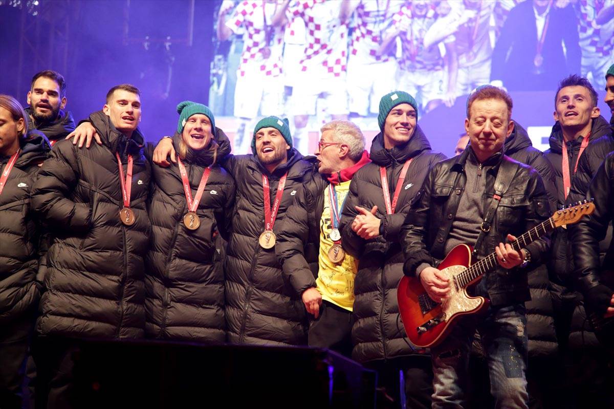 Doček fudbalera Hrvatske posle Svetskog prvenstva 2022