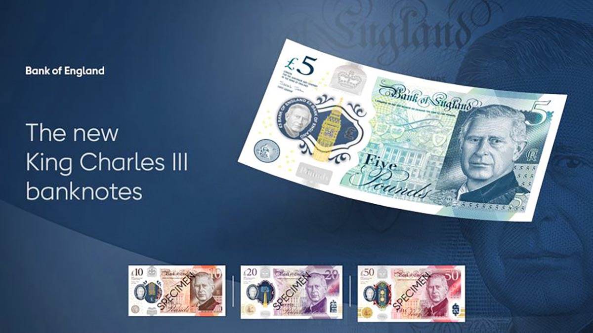 Predstavljene novčanice sa likom kralja Čarlsa