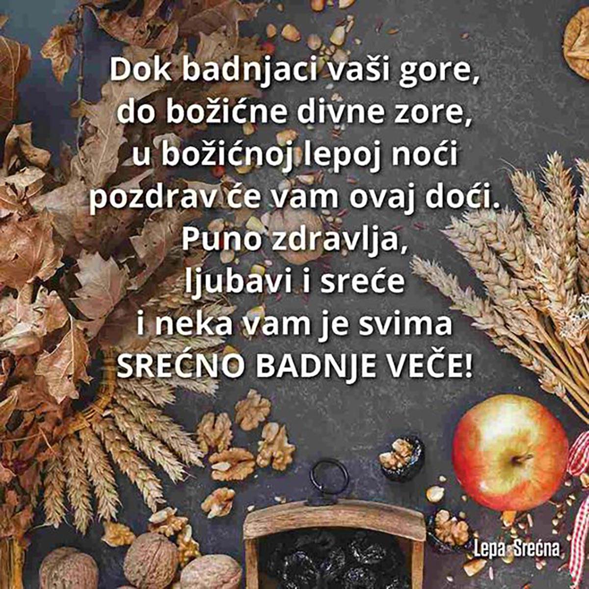 Najlepše čestitke za Badnje veče i Božić