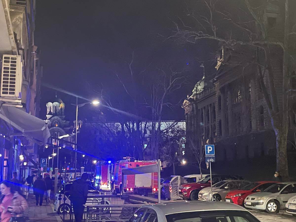Požar u Kosovskoj ulici u Beogradu