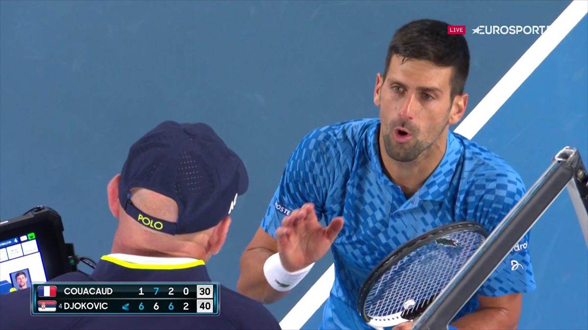 Novak Đoković neraspoložen daje intervju