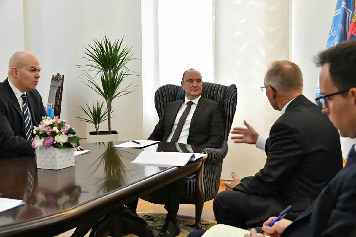 Sastanak gradonačelnika Đurića i šefa Misije OEBS-a u Srbiji