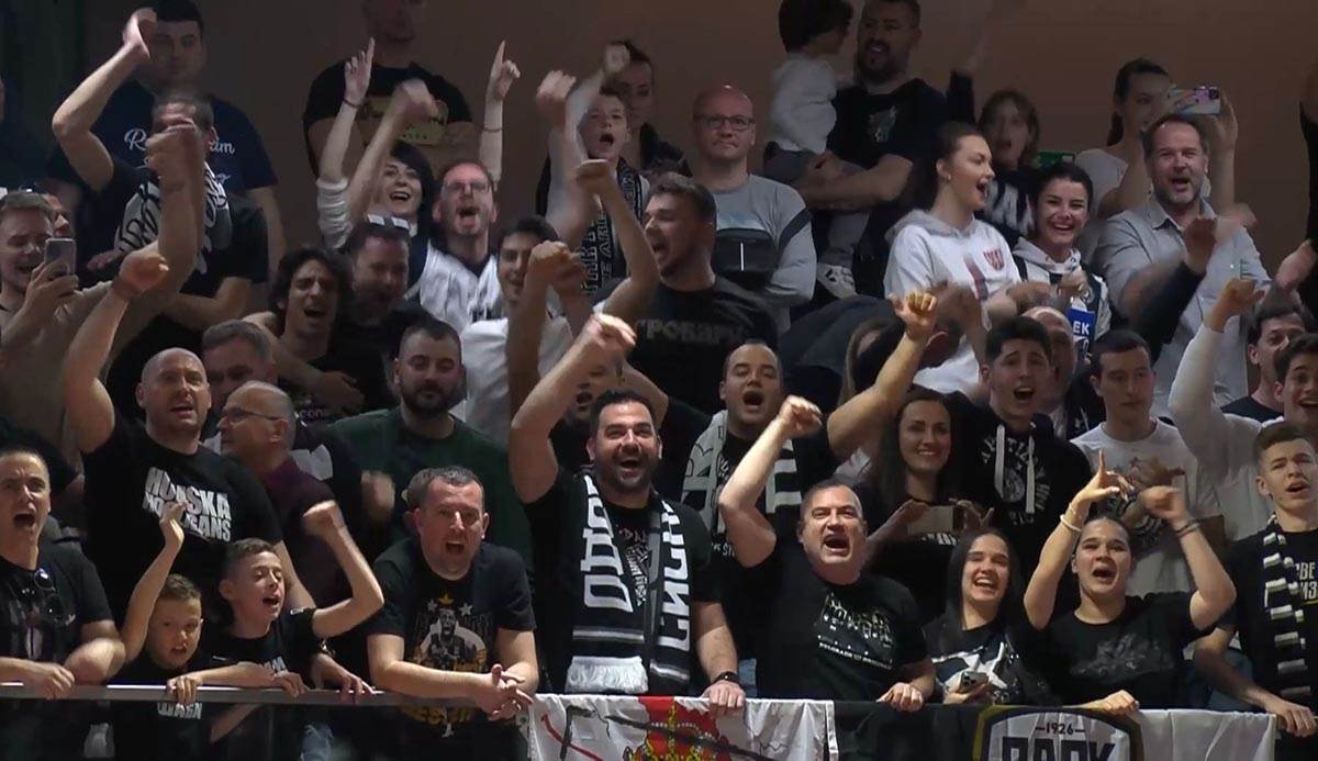 Navijači Partizana u Monaku