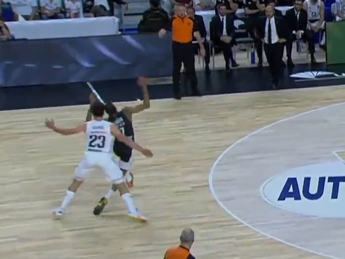 Tuča na Real Madrid Partizan