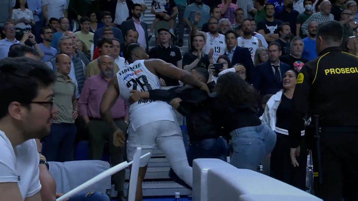 Tuča na Real Madrid Partizan