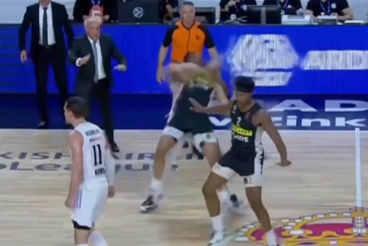 Tuča na Real Madrid Partizan