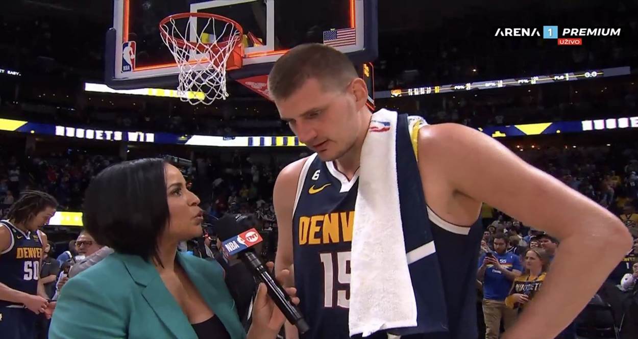 Nikola Jokić intervju posle meča