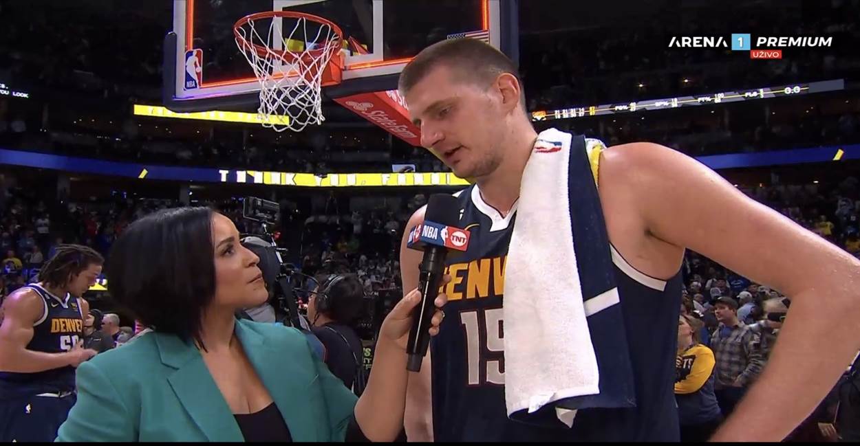 Nikola Jokić intervju posle meča