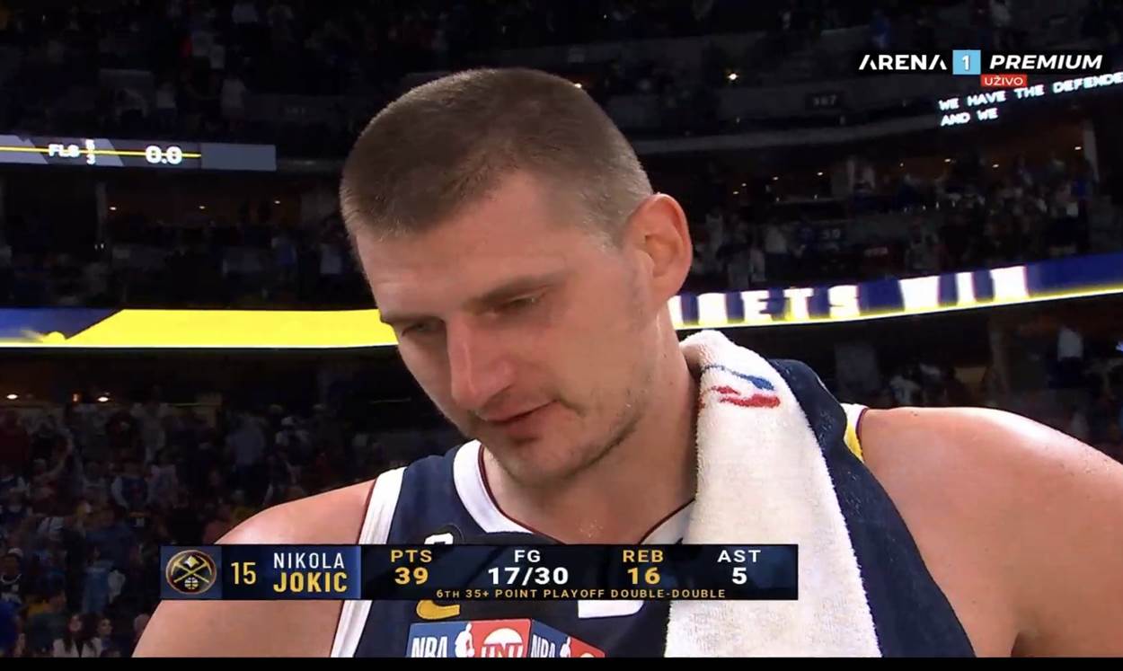 Nikola Jokić intervju posle meča