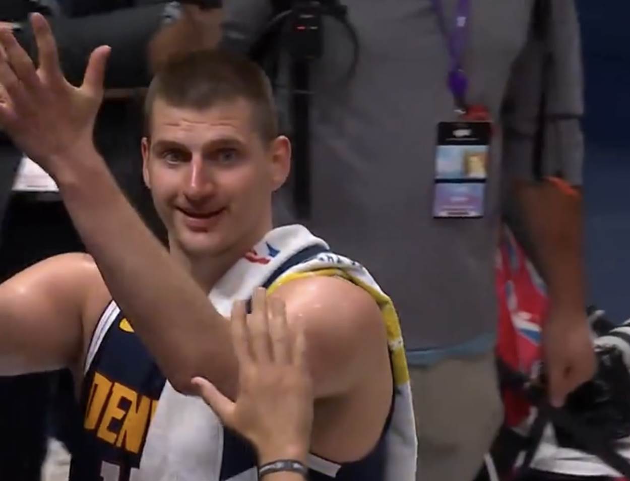 Nikola Jokić sa ćerkom