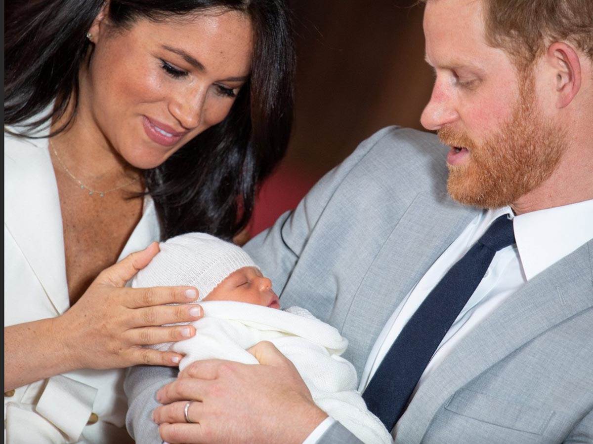 Megan Markl i princ Hari slave sinu Arčiju 5. rođendan