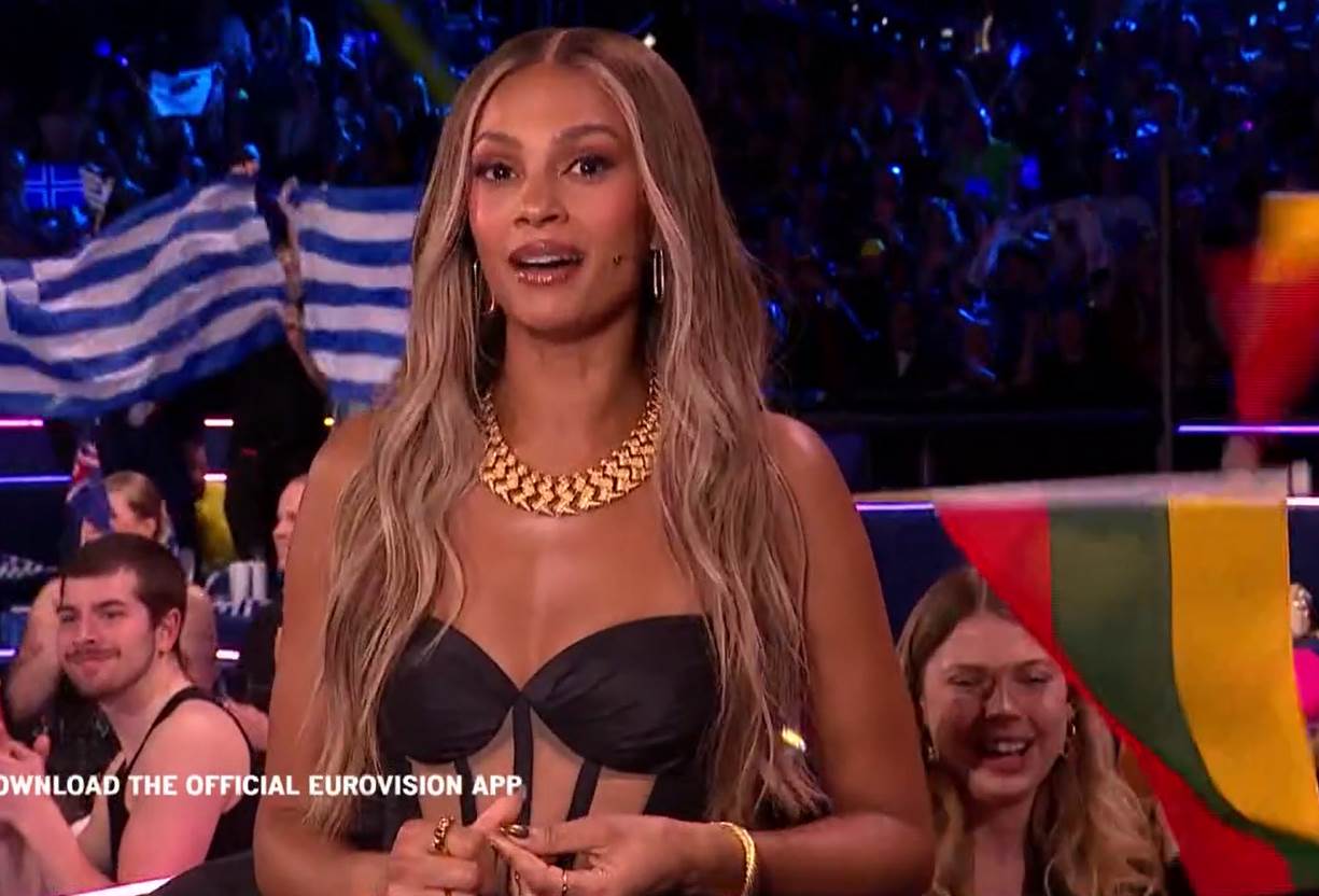 voditeljka evrovizije