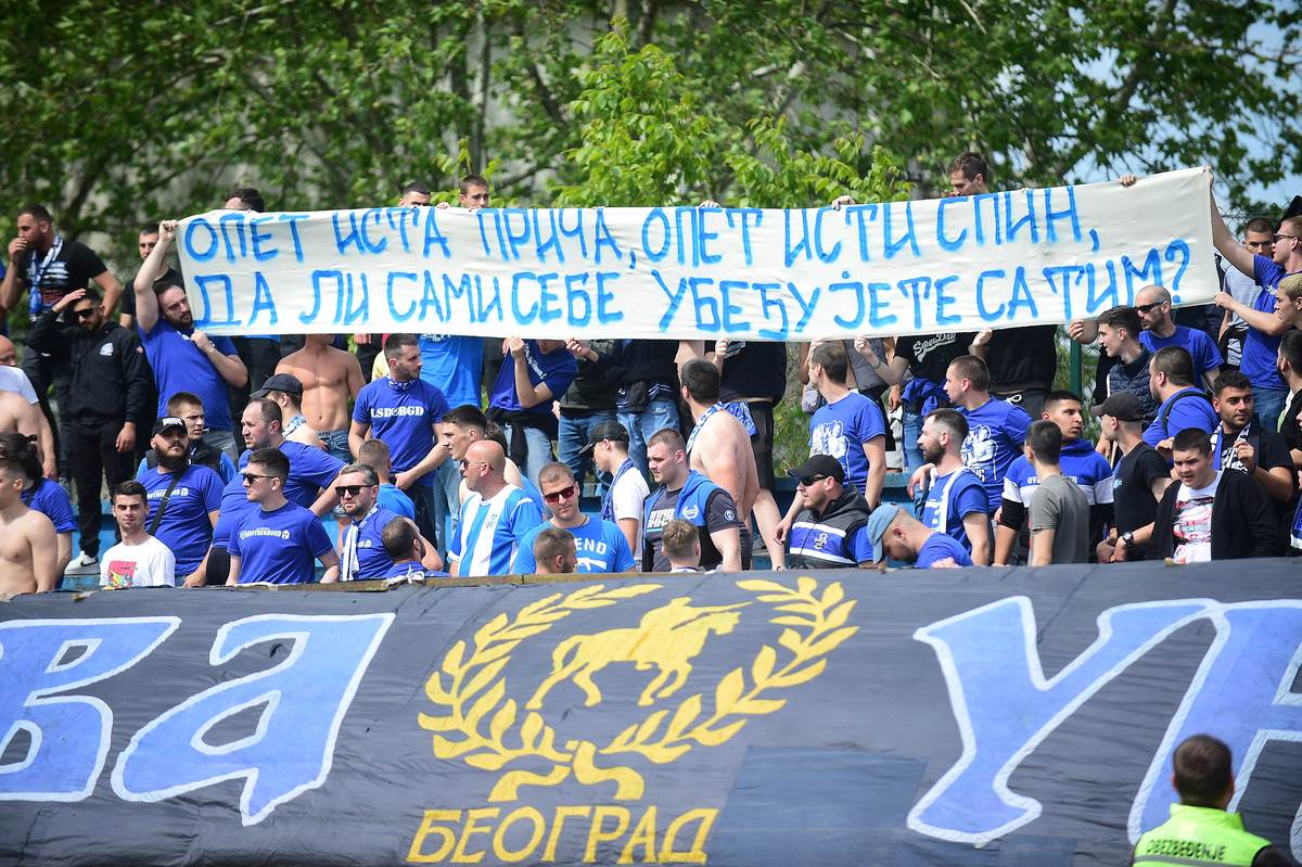 Tuča Budućnost Dobanovci Zemun video snimak