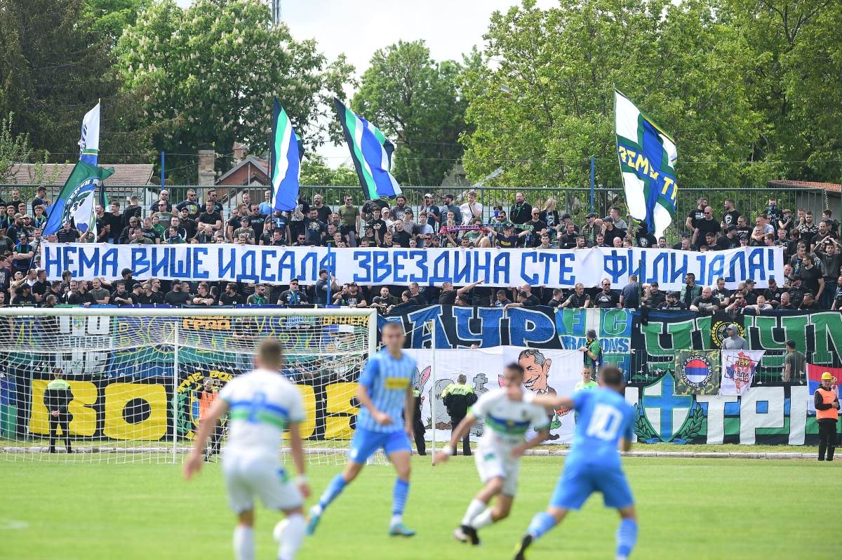Tuča Budućnost Dobanovci Zemun video snimak