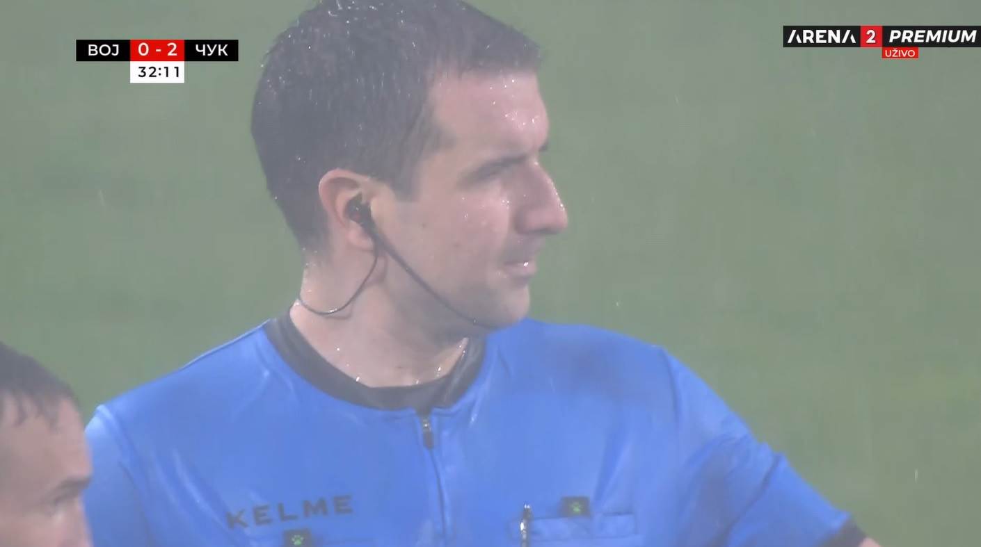 Kiša i prekid na Vojvodina Čukarički